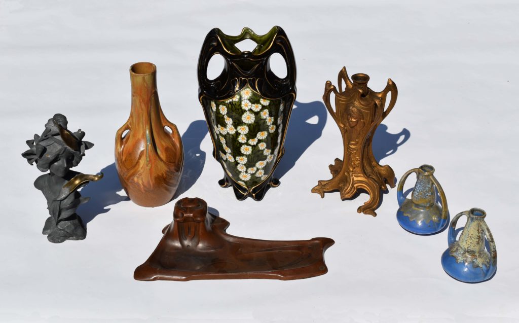 Jugendstil: Vases et bibelot d'époque 1900