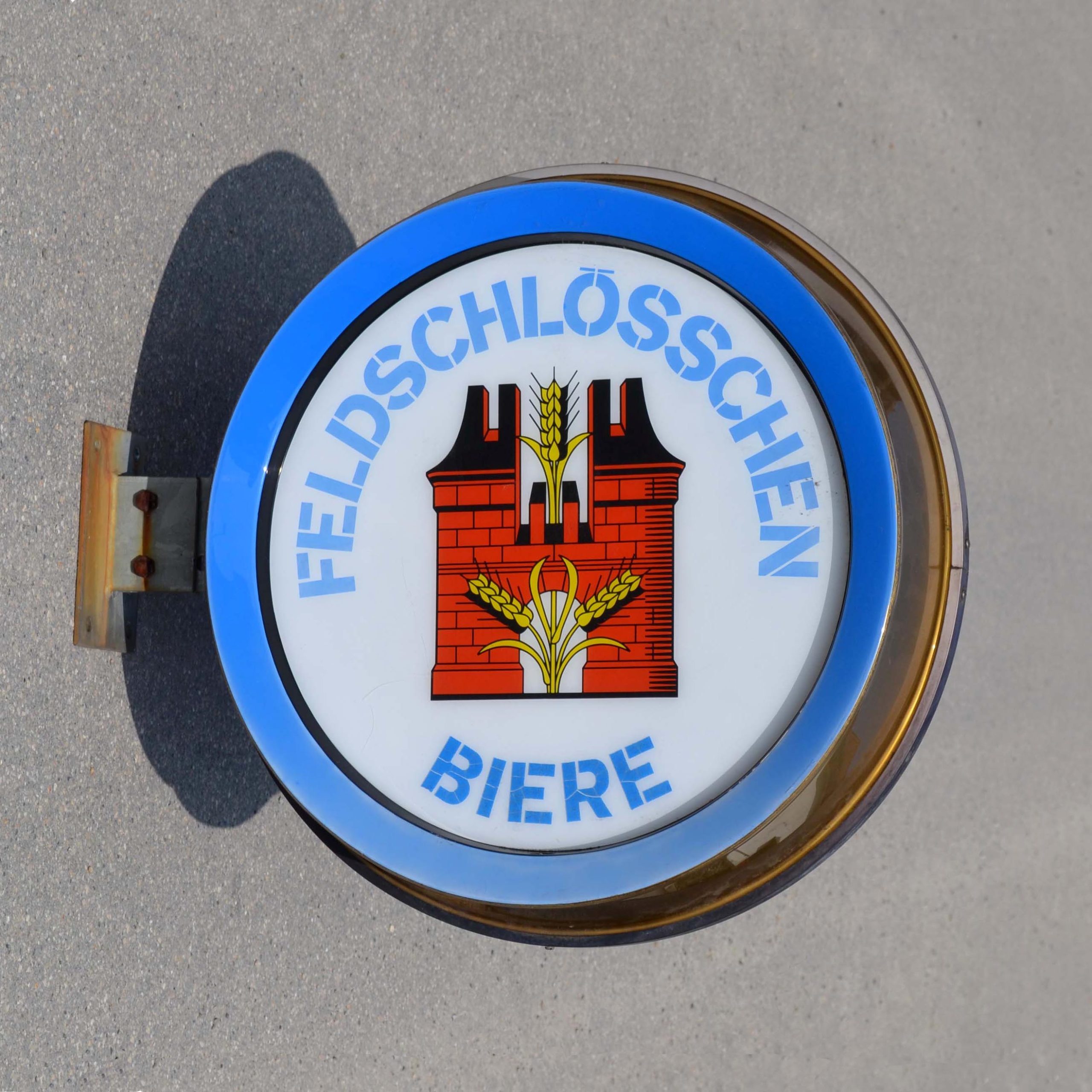 enseigne lumineuse Feldschlösschen 60's