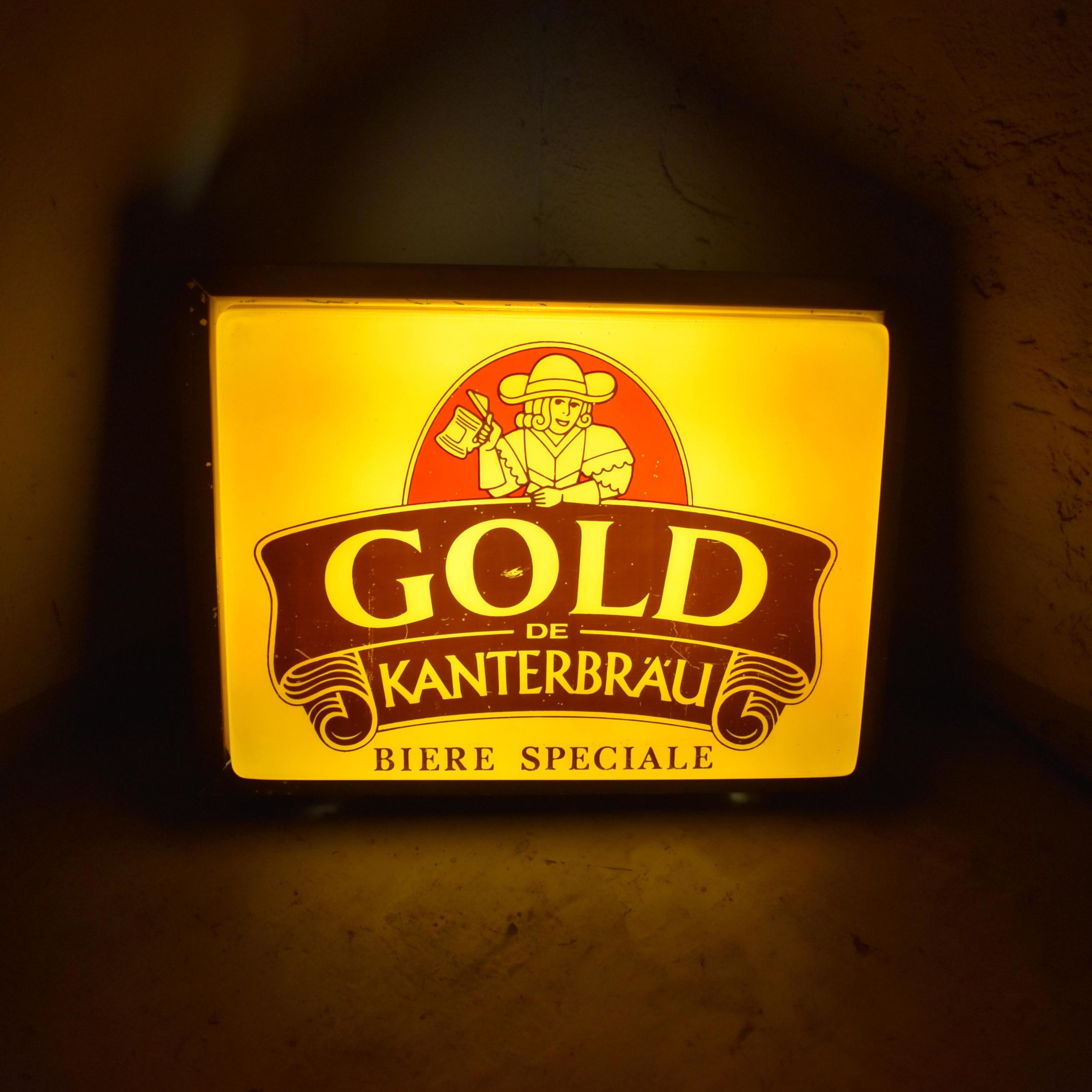 Enseigne lumineuse Gold Kanterbrau