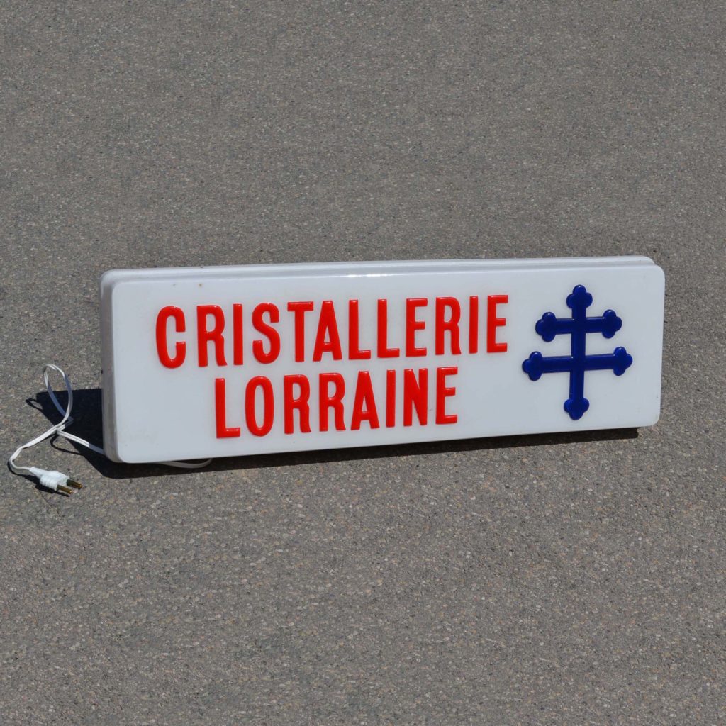 Cristallerie Lorraine enseigne