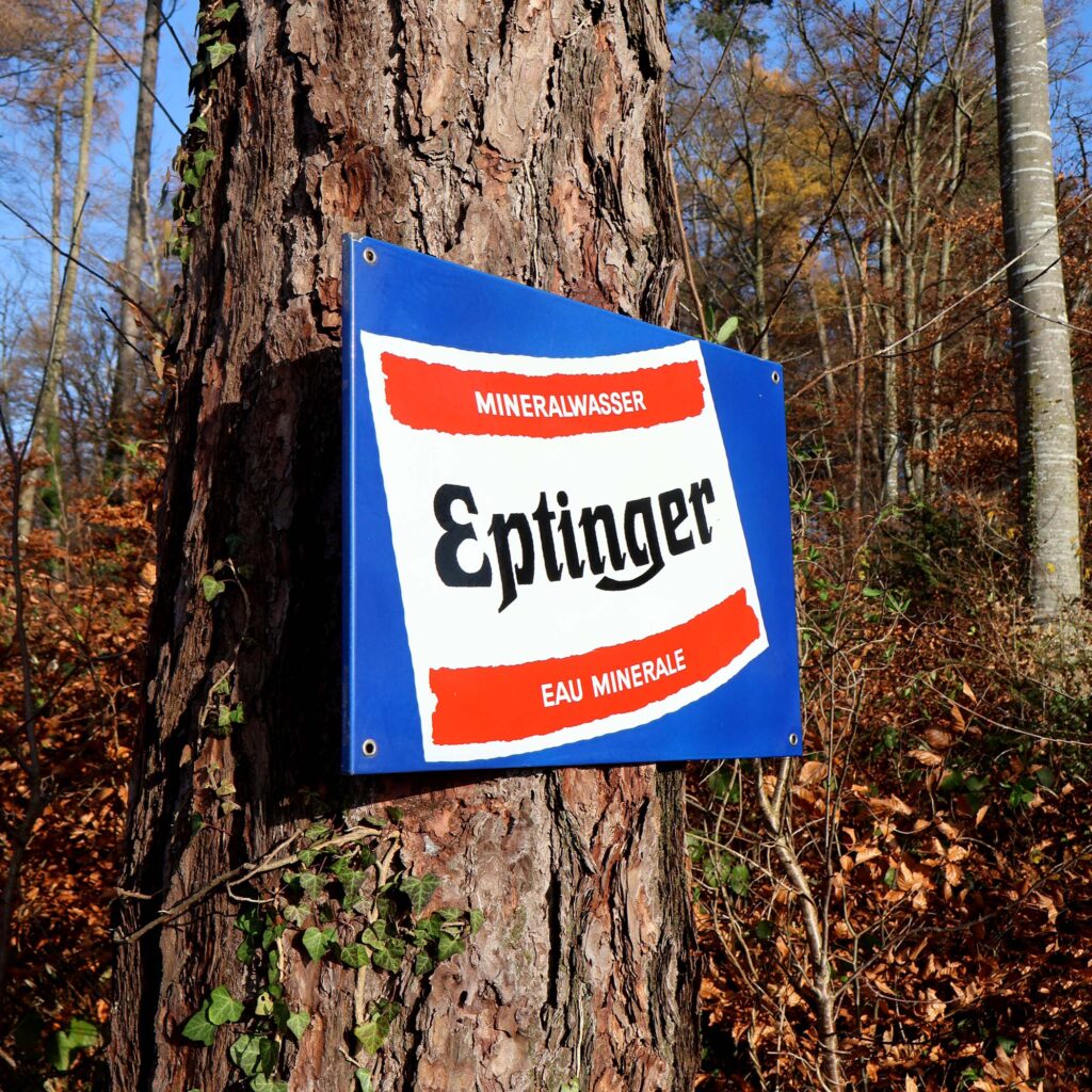 Eptinger Mineralwasser Emailschild