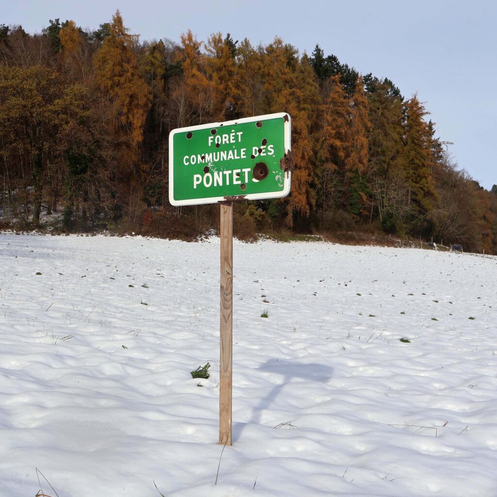 Signalisation forestière ancienne