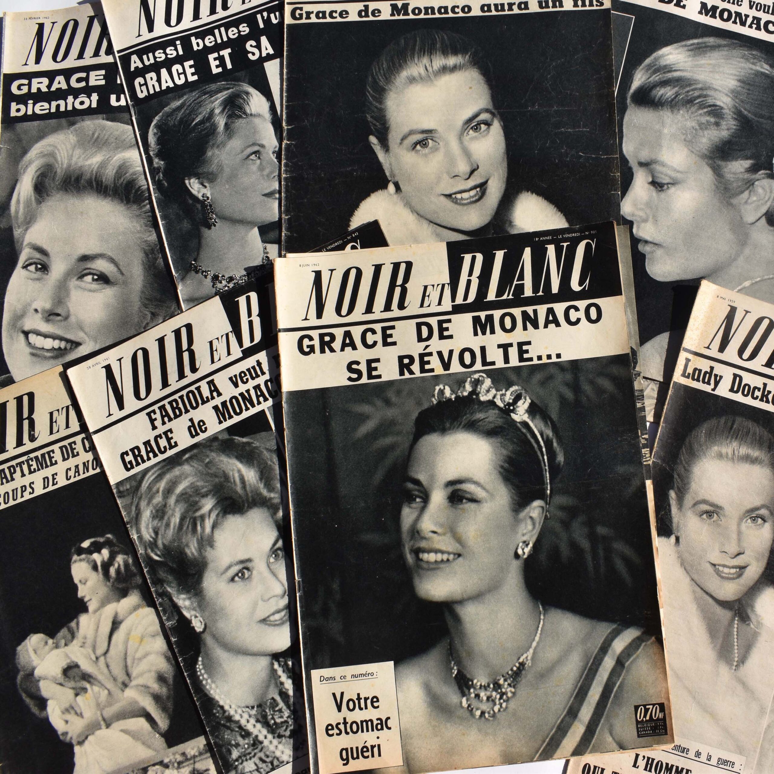 Grace de Monaco lot 15 magazines