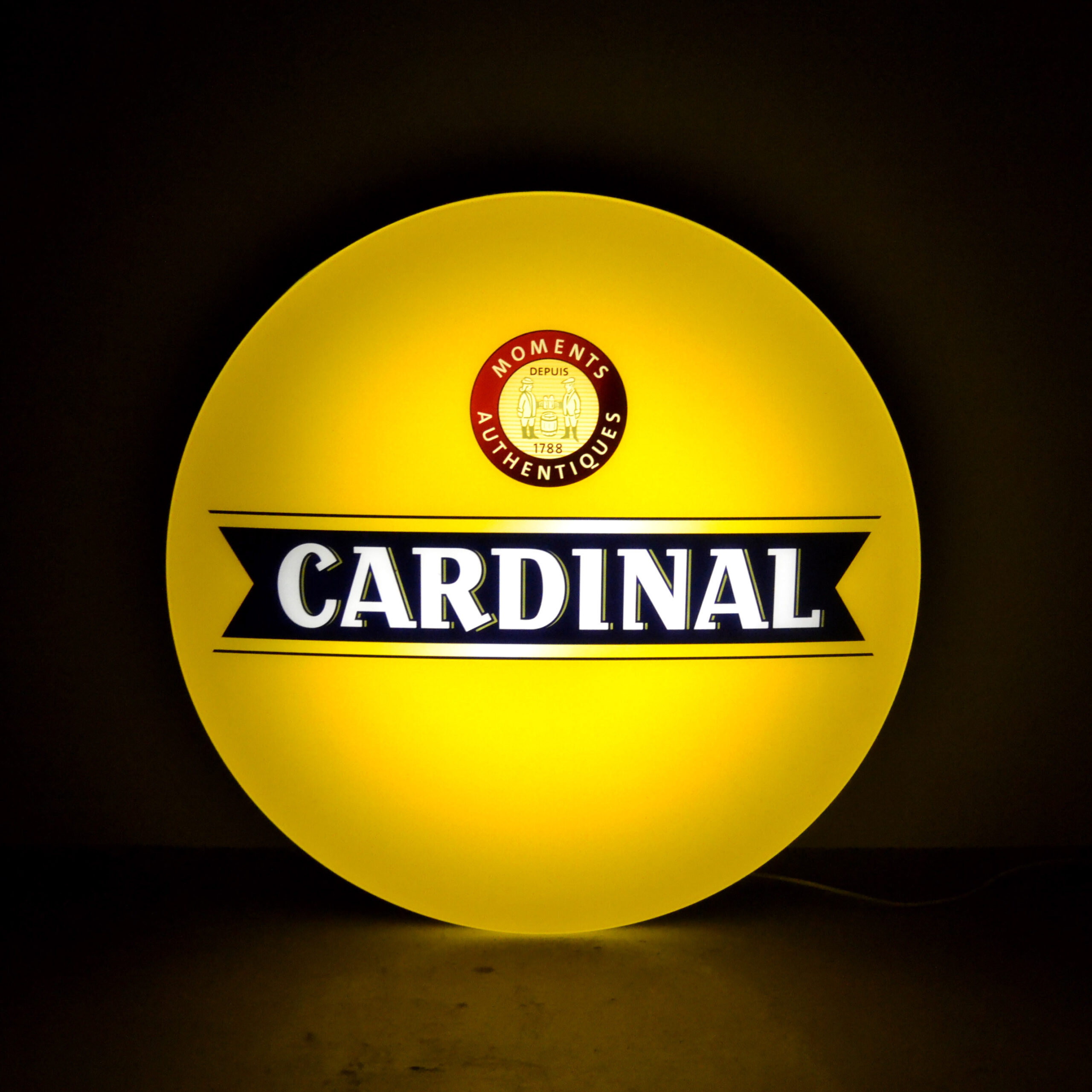 Enseigne lumineuse Cardinal bière