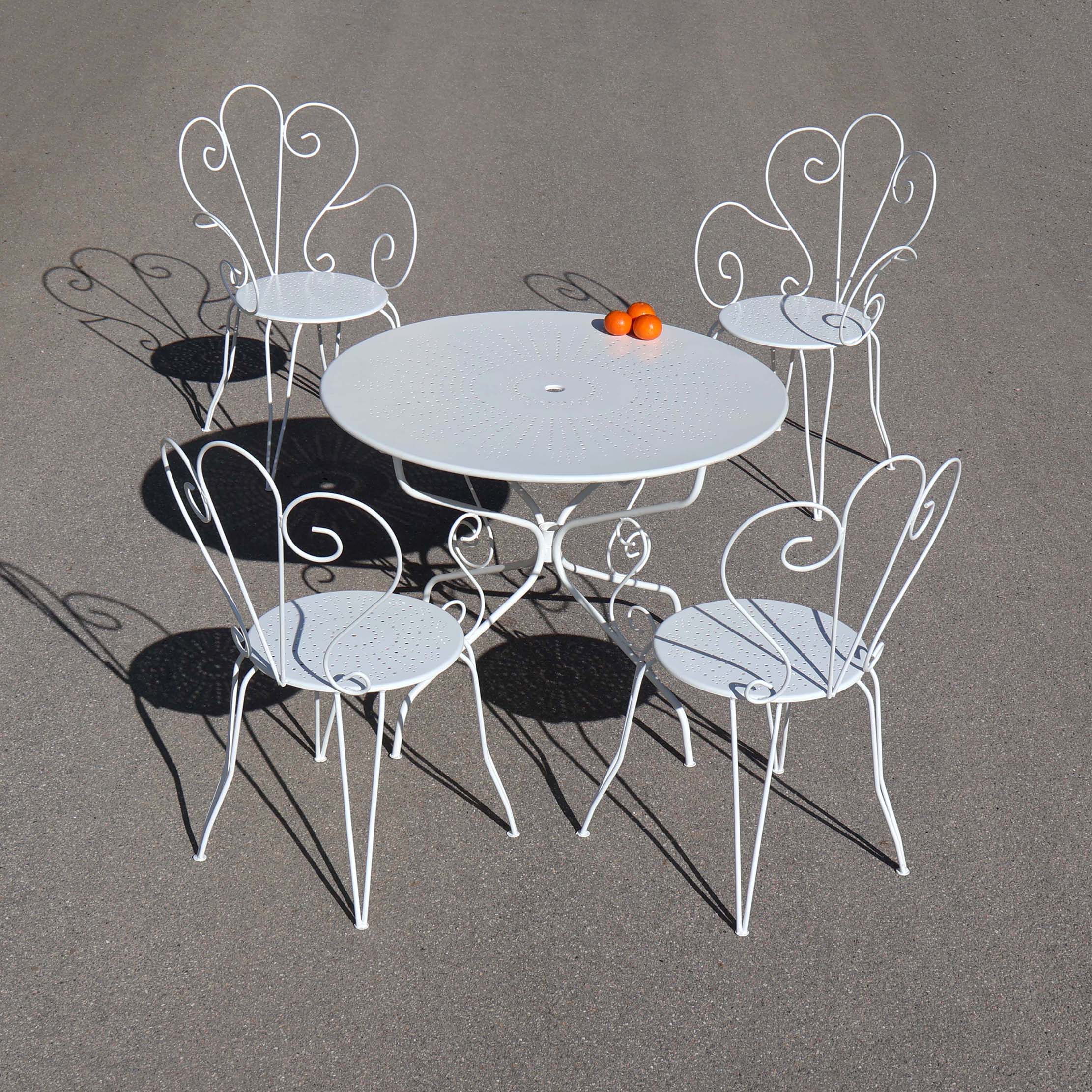 Salon de jardin vintage seventies