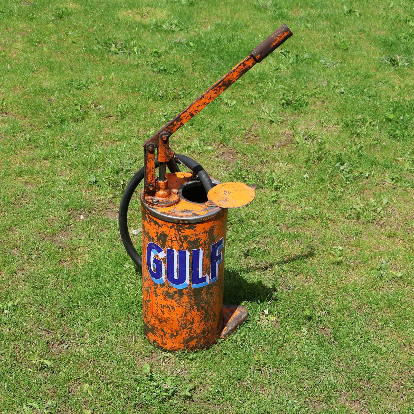 Graisseur pompe à huile Gulf 1950's.